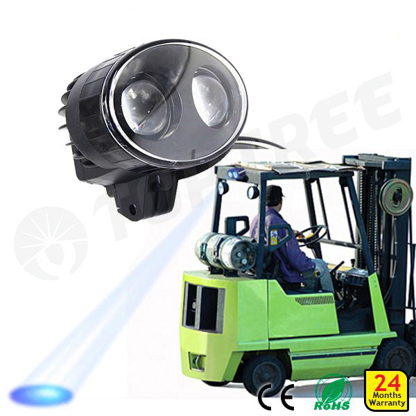 10W LED Forklift Safety Light Blue Spotlight