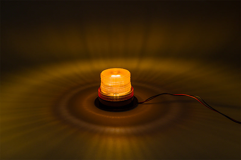 Amber LED Strobe Beacon Light